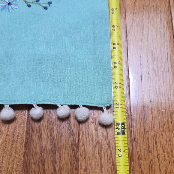 Tabitha Webb Spring Embroidered Table Runner - Picture 12 of 13